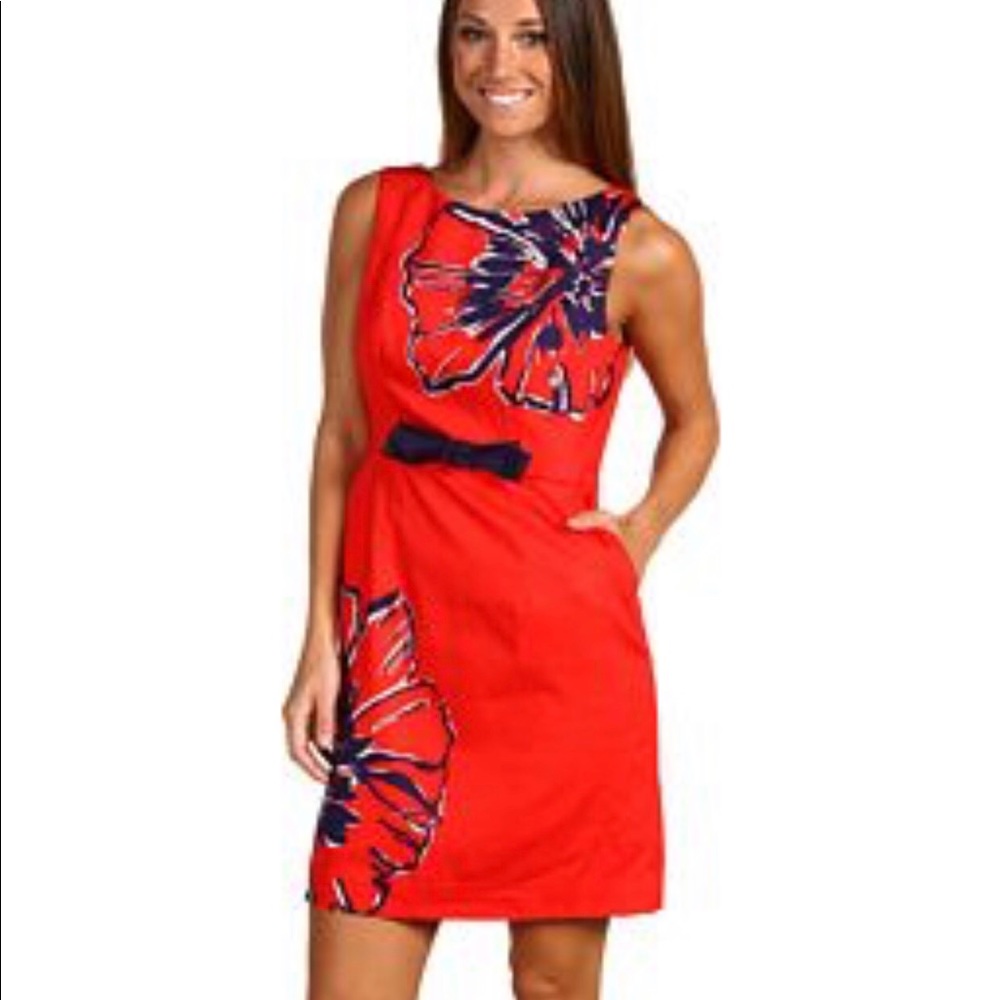 NWT Lilly Pulitzer Size 10 Tomato Evie Dress